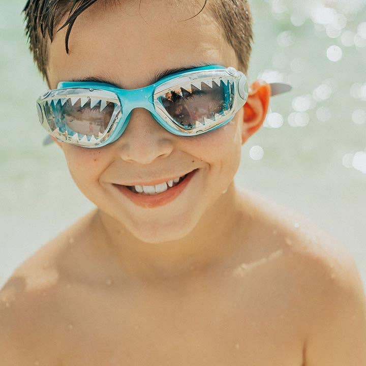 Jawsome Baby Blue Swim Goggles