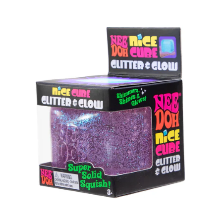 Nee Doh - Nice Cube Glitter & Glow