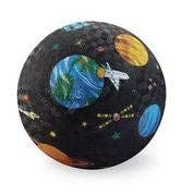Crocodile Creek - 7 Inch Playground Ball - Space Exploration - Black
