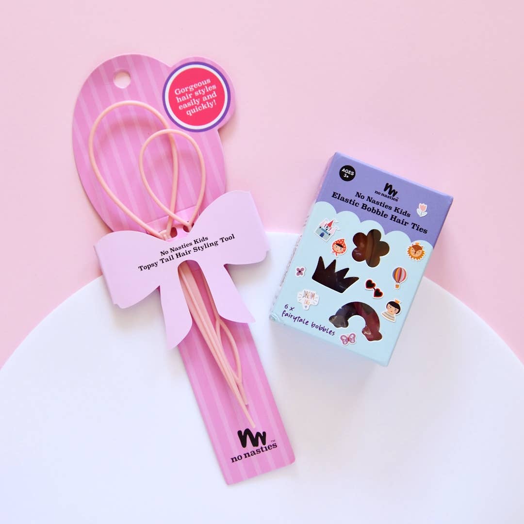 Topsy Tail Hair Styling Tool Pink