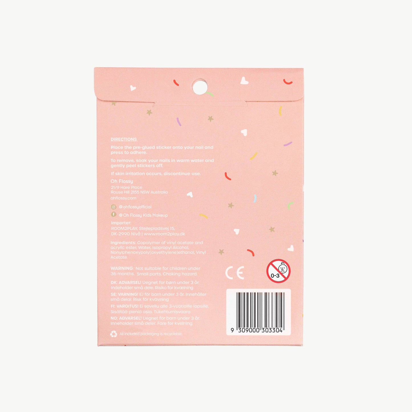 Oh Flossy Nail Stickers: Flowers