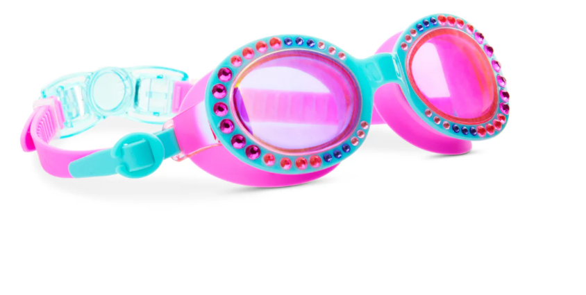 Aurora Borealia Blue Swim Goggles