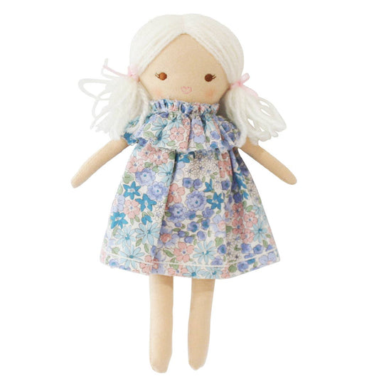 Alimrose - Mini Matilda Asleep Awake 24cm Liberty Blue