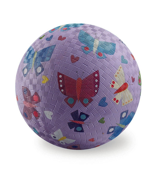 Crocodile Creek - 7 Inch Playground Ball - Butterfly Garden