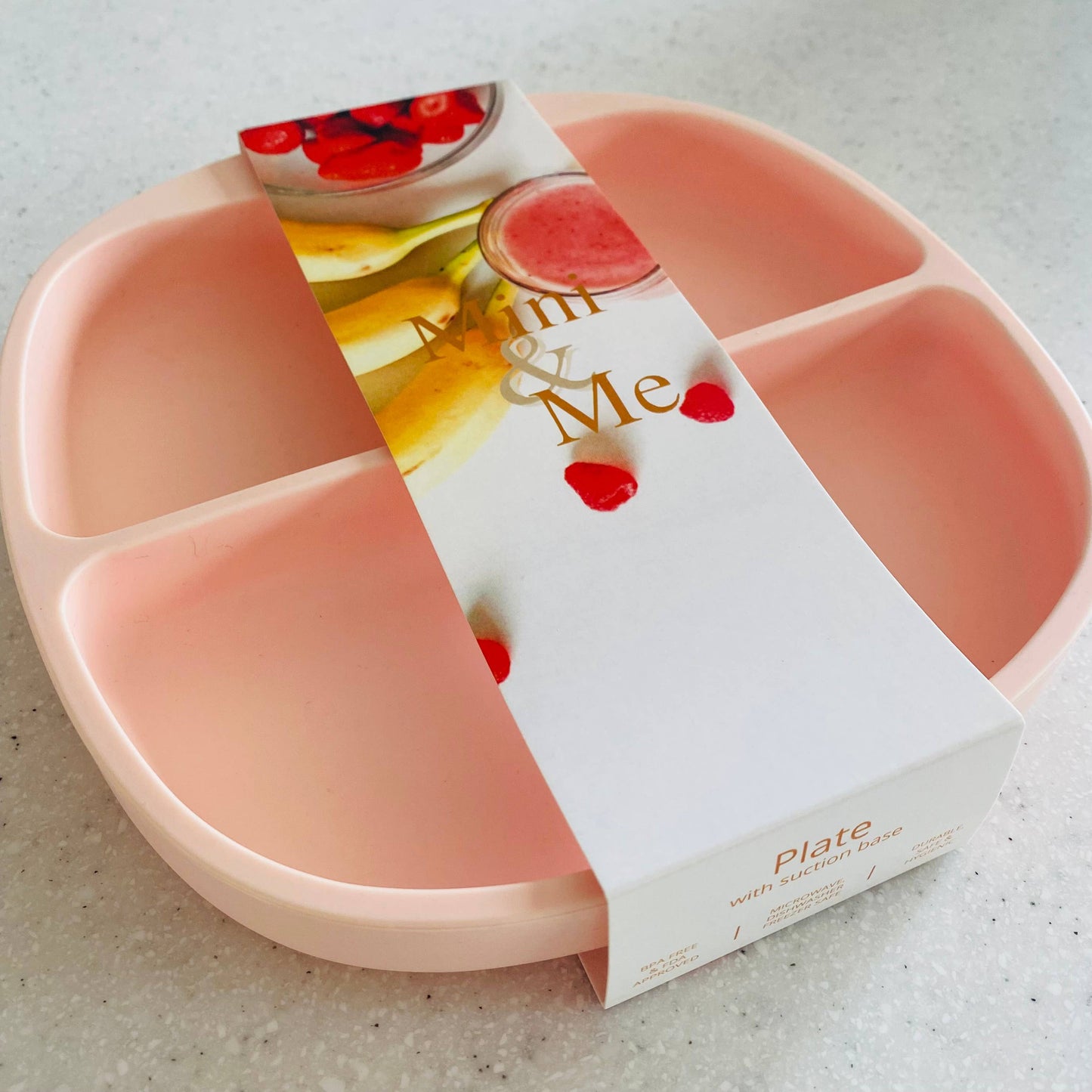 Mini & Me Divider Plate Marshmallow