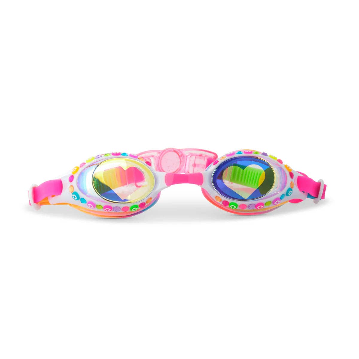 Smile Positively Pink Swim Goggles