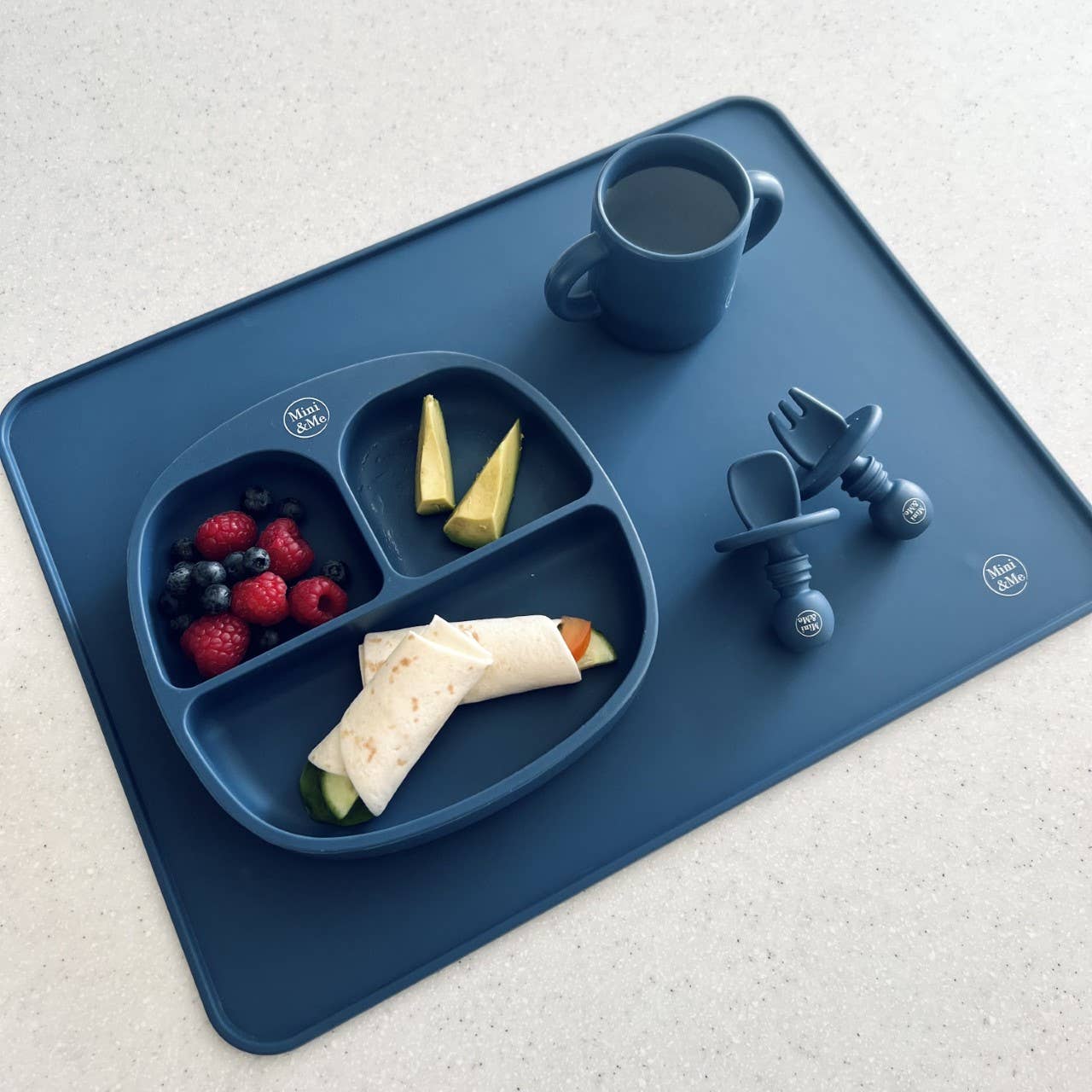 Mini & Me Divider Plate Blueberry