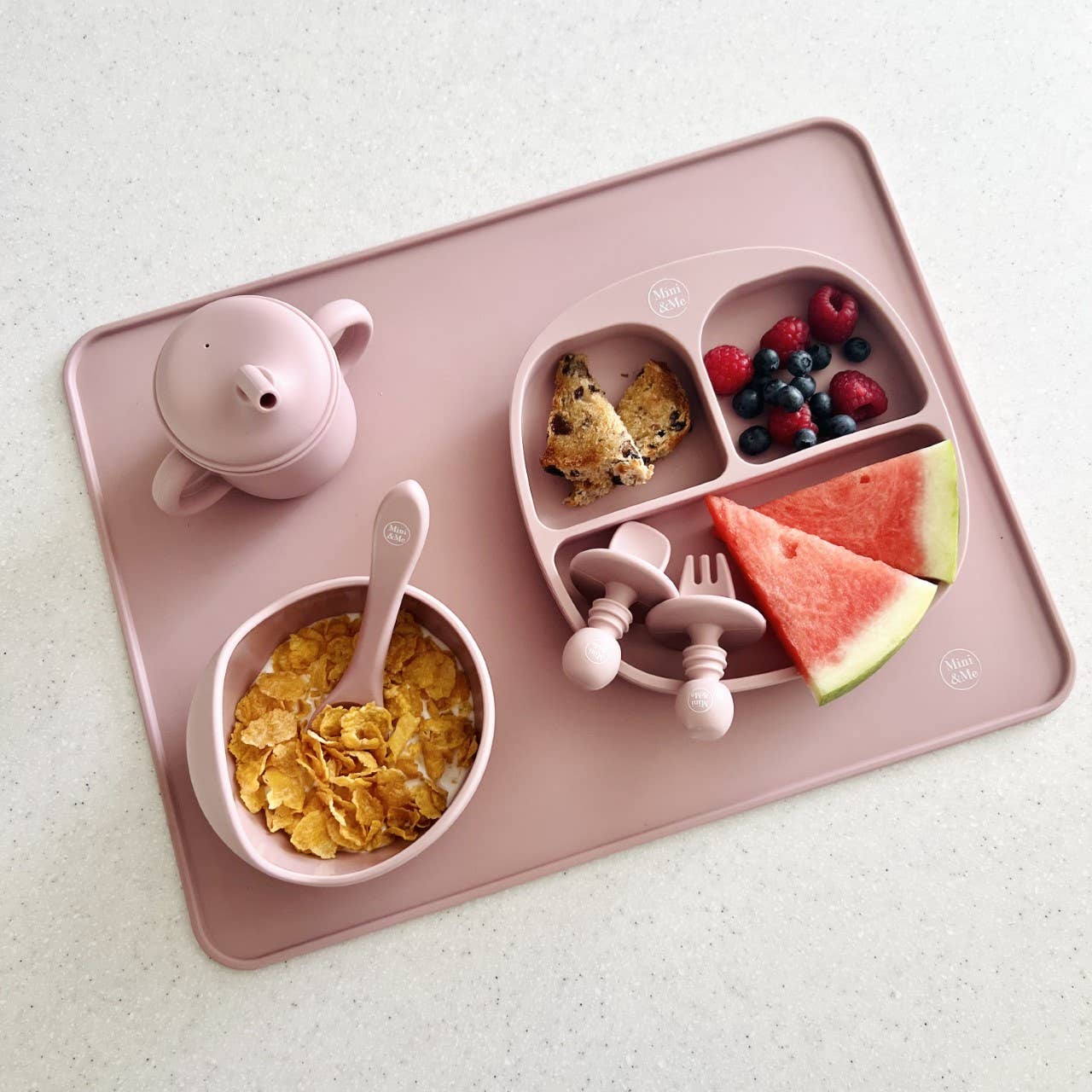 Mini & Me Divider Plate Cherry