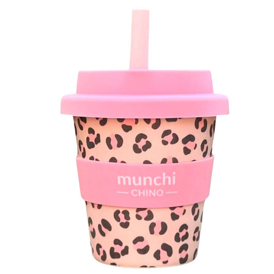 Babychino Cup - Straw Included - Leopard Print