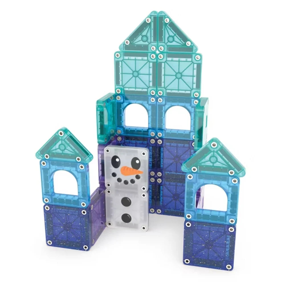 Magna-Tiles - MicroMags Winter Wonder 26-Piece Travel Set