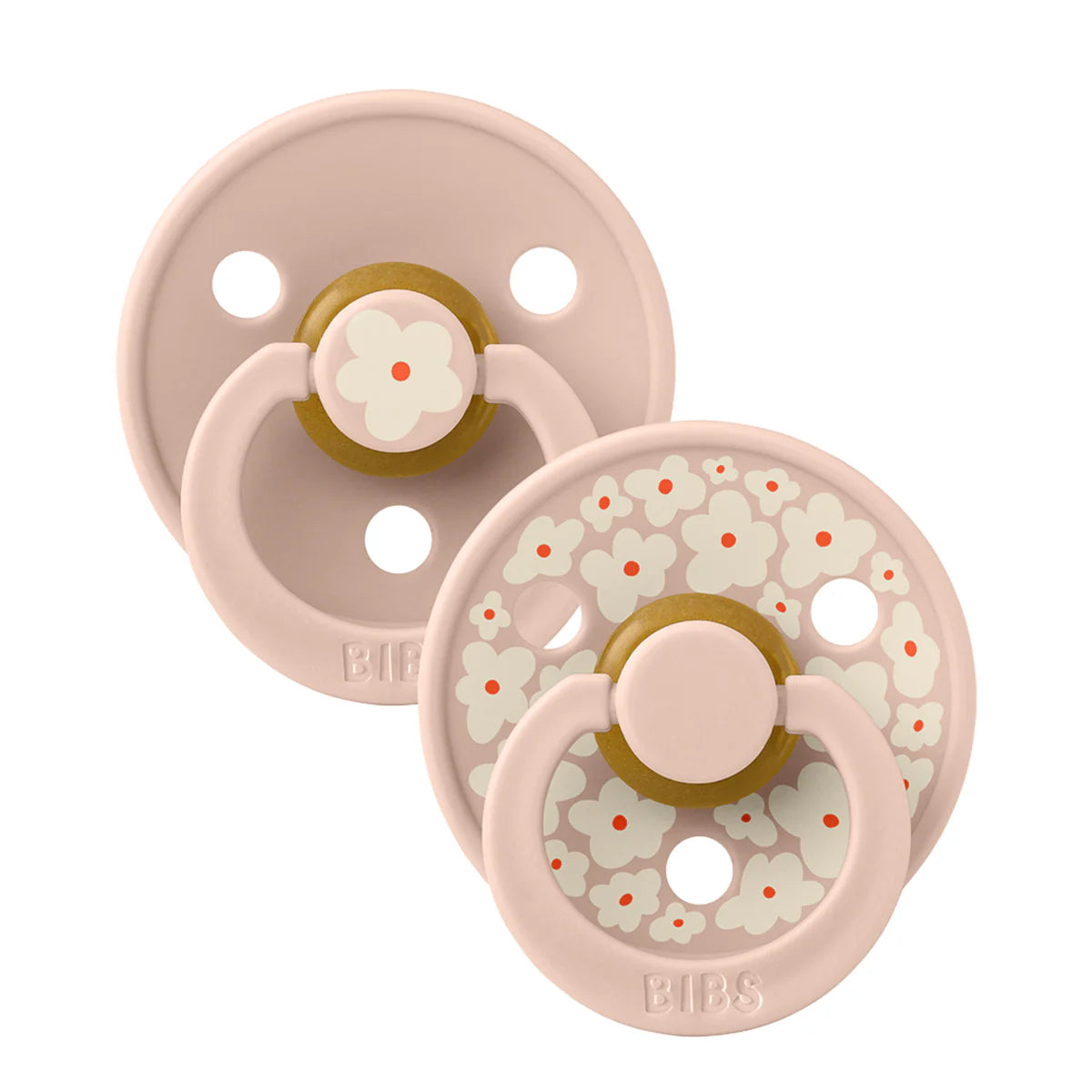 BIBS Dummies - Size 1 - 0-6 Months - Natural Rubber Latex
