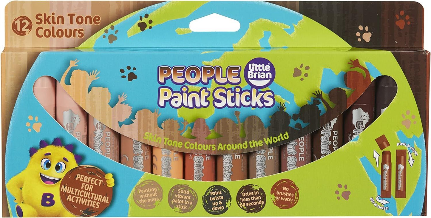 Little Brian Paint Sticks - Skin Tone People Paint