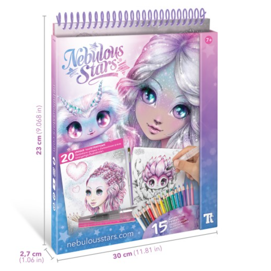 Nebulous Stars - Watercoloring Book Set