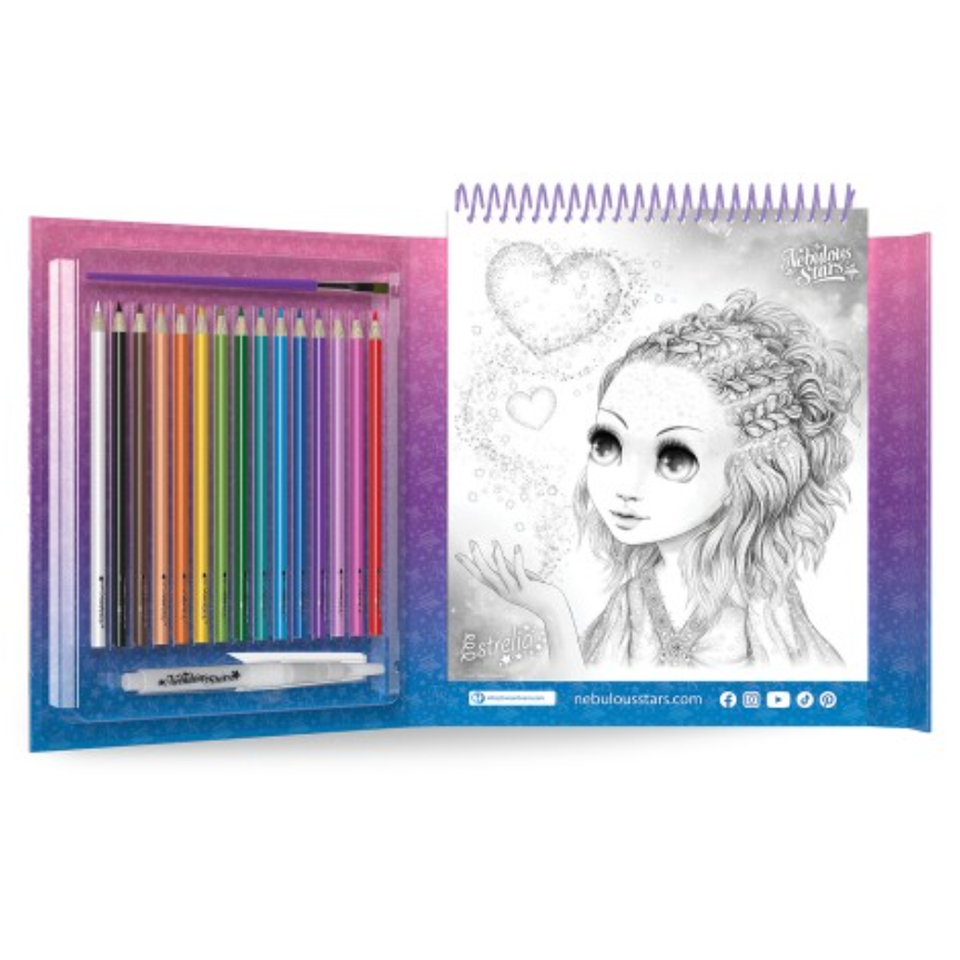 Nebulous Stars - Watercoloring Book Set