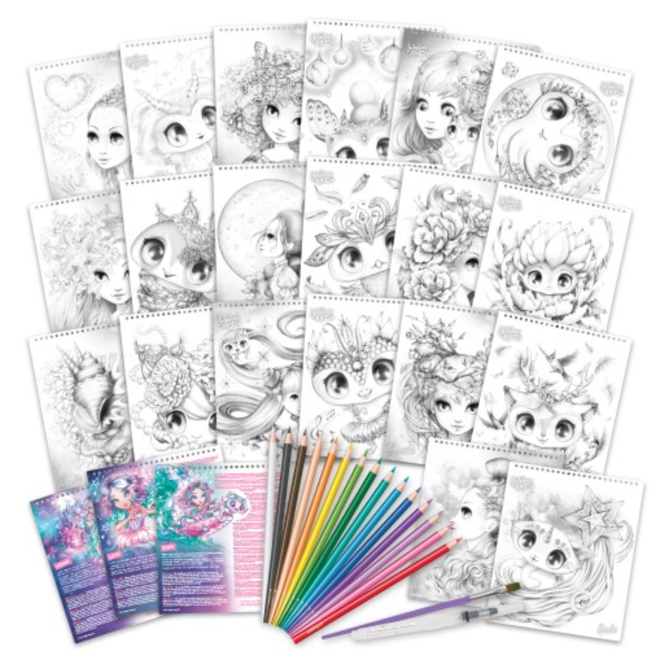 Nebulous Stars - Watercoloring Book Set