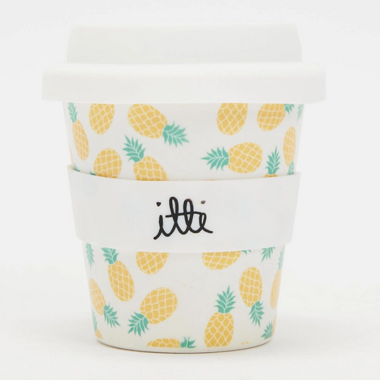 Itti Bamboo Baby Cino Cup with Straw - Pineapple Delight