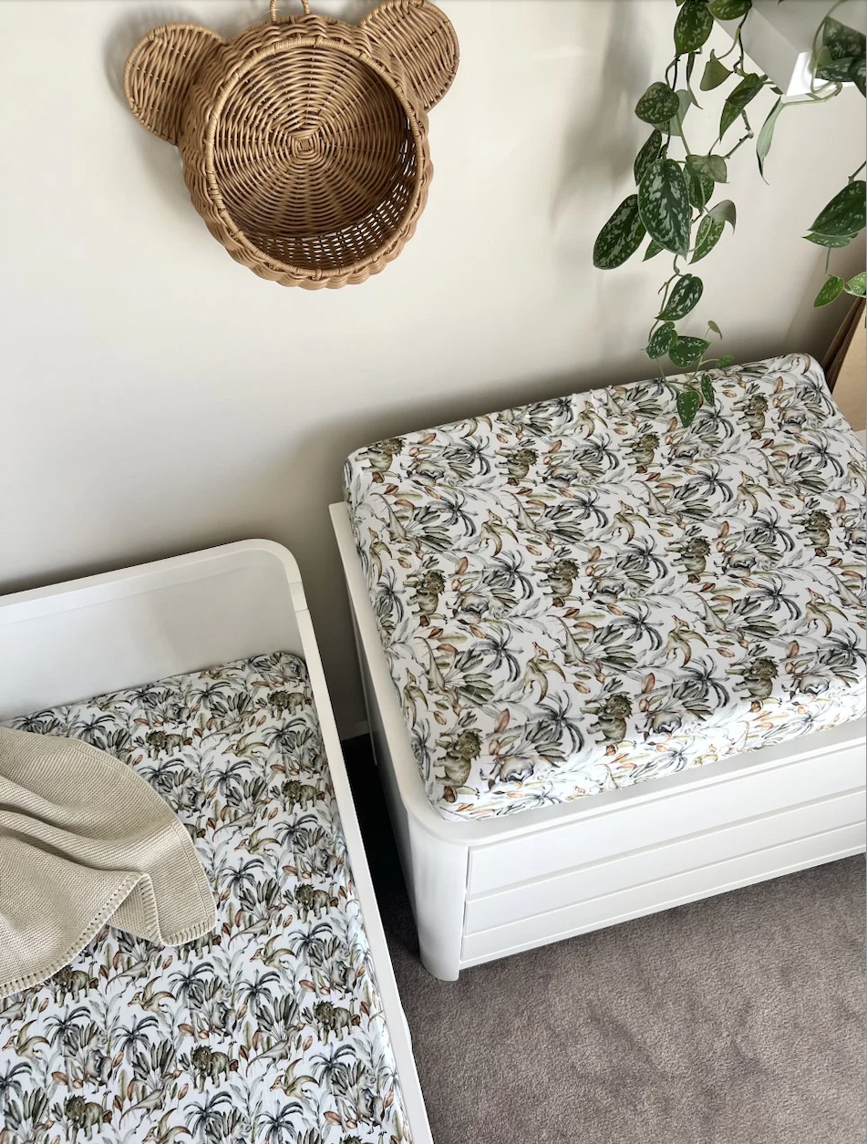 Mini & Me - Cot Sheet Jurassic