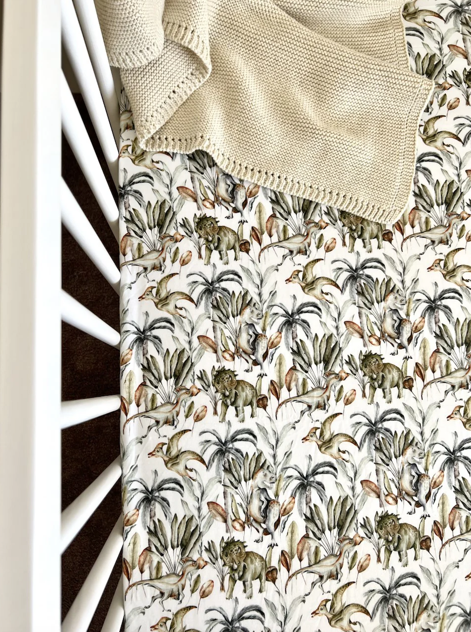 Mini & Me - Cot Sheet Jurassic
