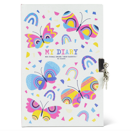 Lockable Diary - Butterflies