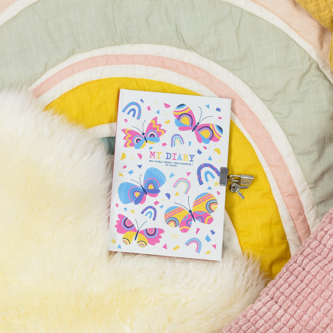 Lockable Diary - Butterflies