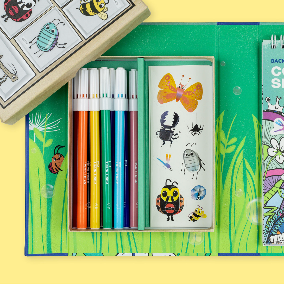 Colouring Set - Backyard Bugs