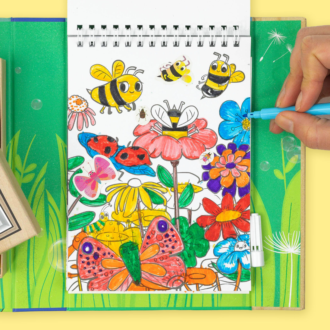 Colouring Set - Backyard Bugs
