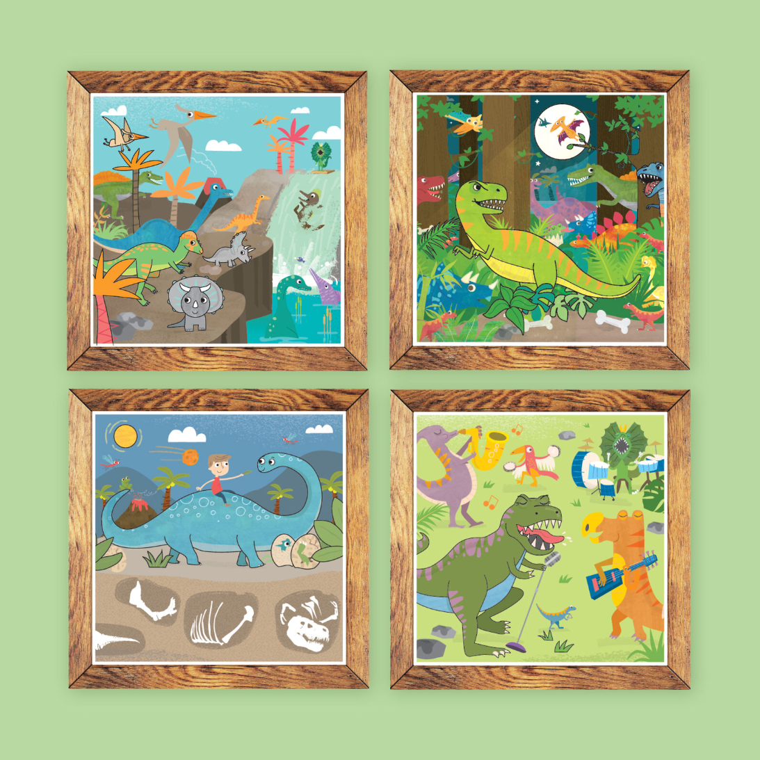 Magic Painting World - Dinosaurs