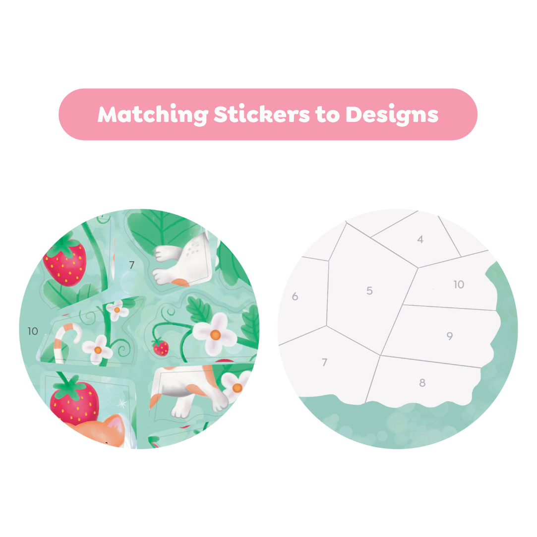 Sticker by Numbers - Magical Garden