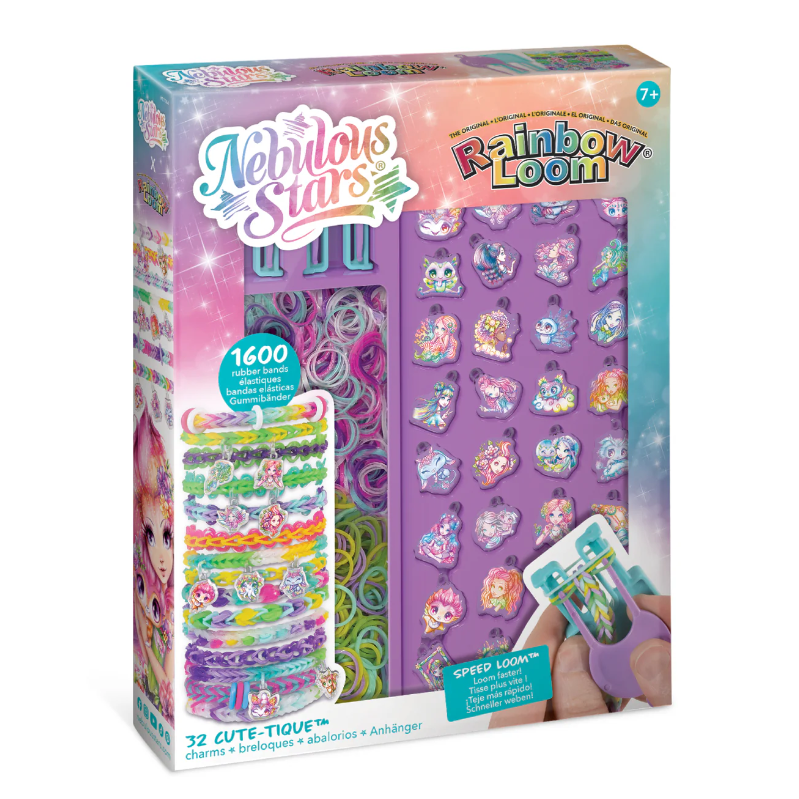Nebulous Stars - Rainbow Loom Charm Bracelet Set