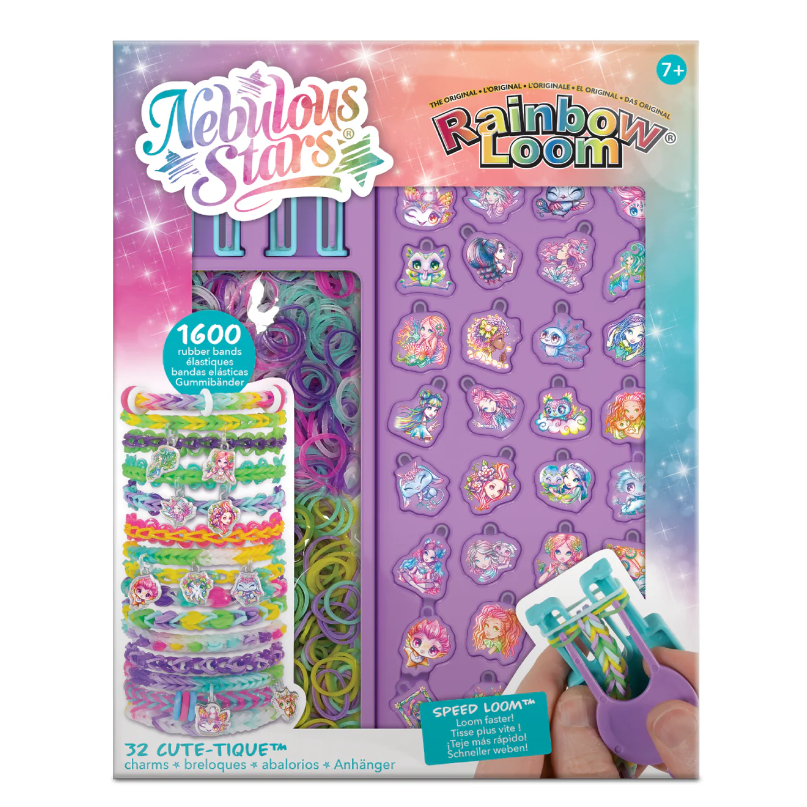 Nebulous Stars - Rainbow Loom Charm Bracelet Set