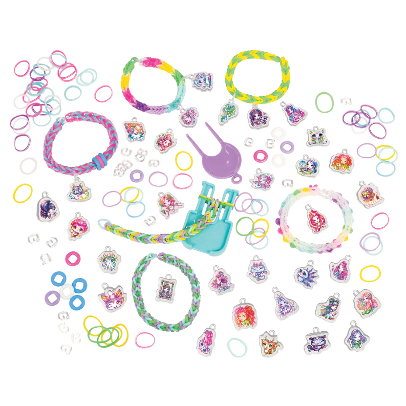 Nebulous Stars - Rainbow Loom Charm Bracelet Set