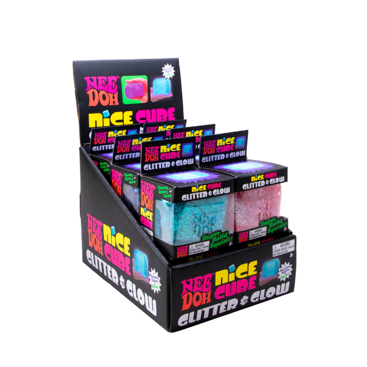 Nee Doh - Nice Cube Glitter & Glow
