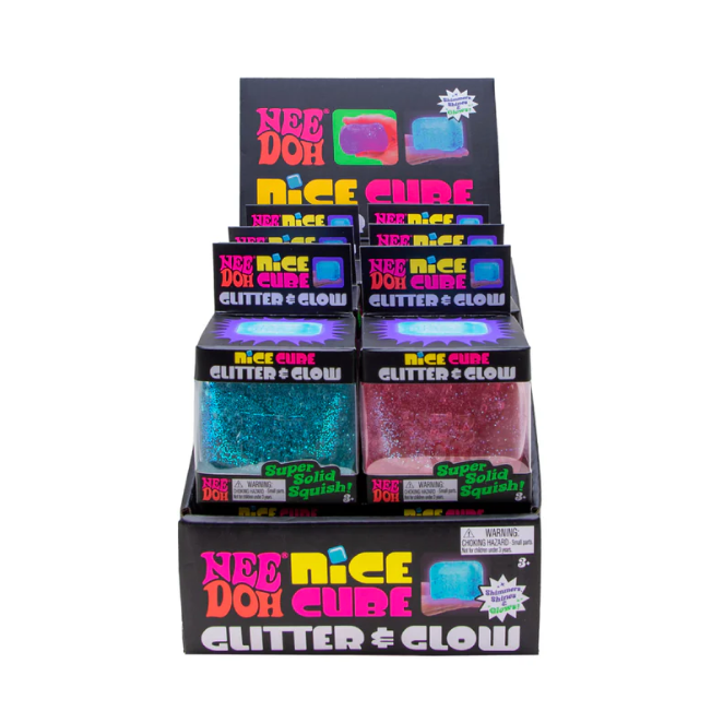Nee Doh - Nice Cube Glitter & Glow