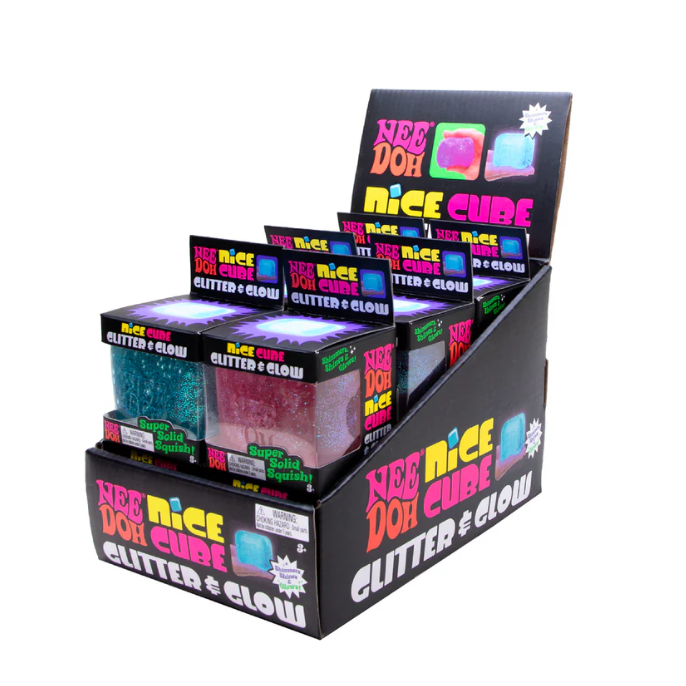 Nee Doh - Nice Cube Glitter & Glow
