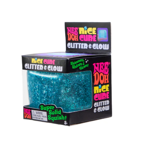 Nee Doh - Nice Cube Glitter & Glow