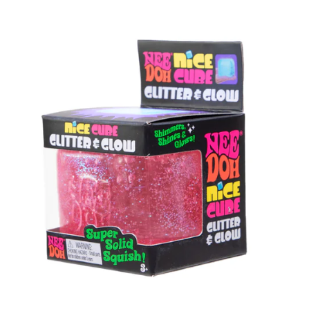 Nee Doh - Nice Cube Glitter & Glow
