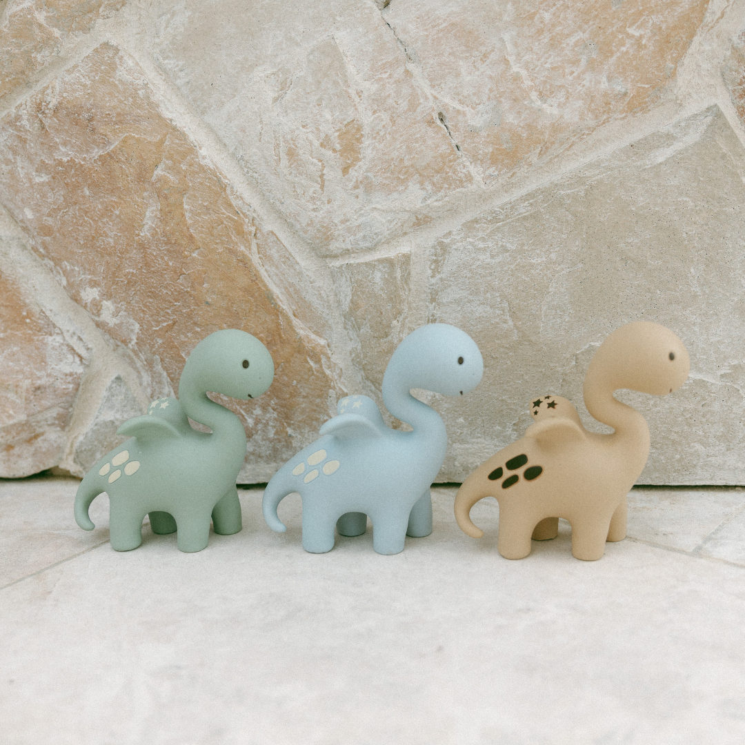 Diplo the Dino-Dragon Natural Rubber Teether: Sage