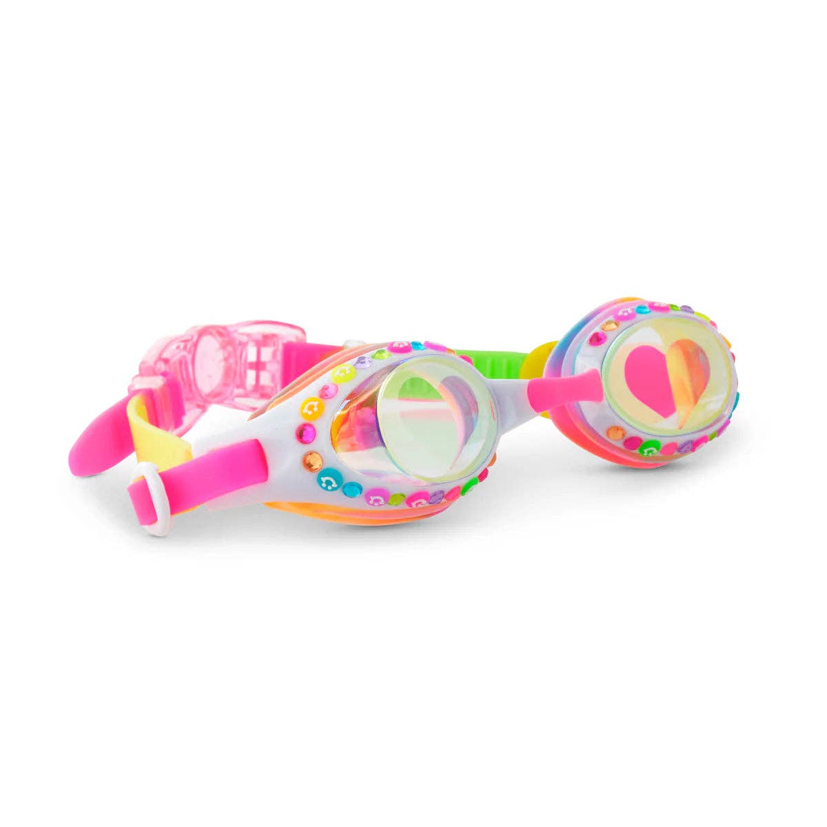Smile Positively Pink Swim Goggles