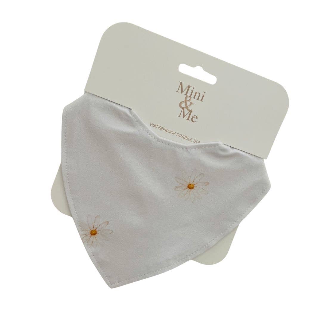 Mini & Me Waterproof Dribble Bib Daisy