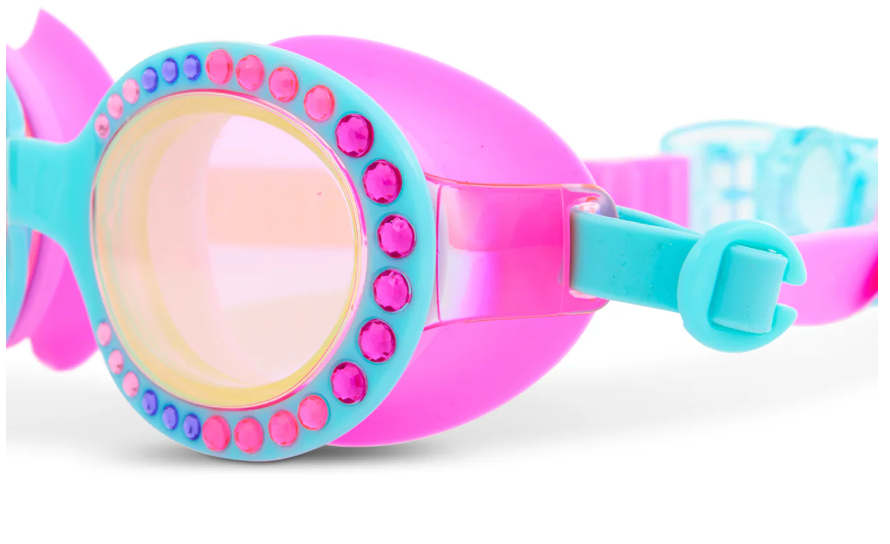Aurora Borealia Blue Swim Goggles