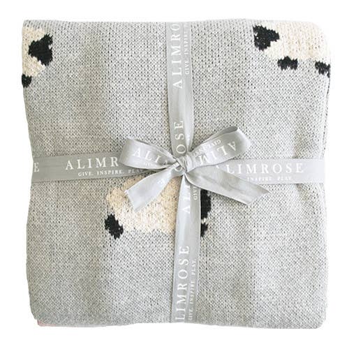 Alimrose - Baby Blanket 'Baa Baa' Grey