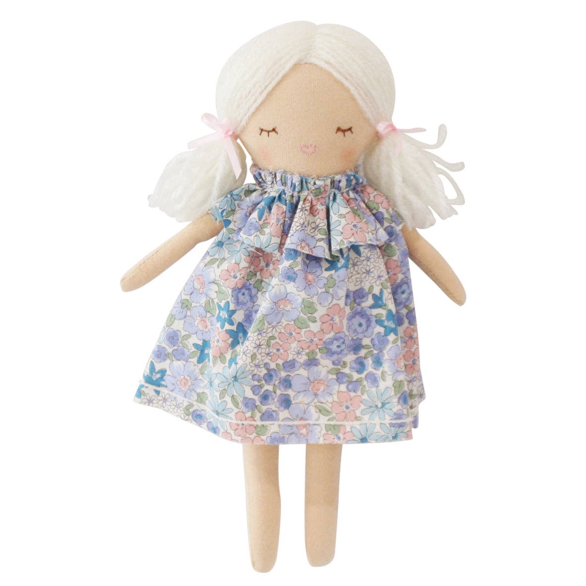 Alimrose - Mini Matilda Asleep Awake 24cm Liberty Blue