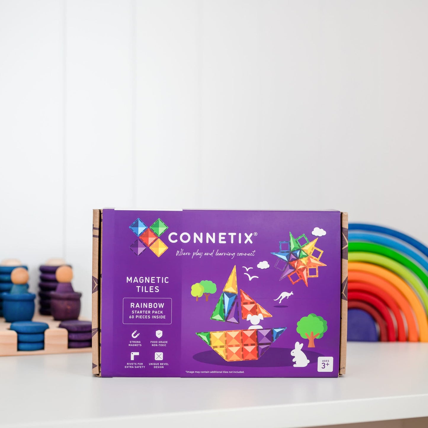 Connetix - Rainbow Starter Pack 60 pc