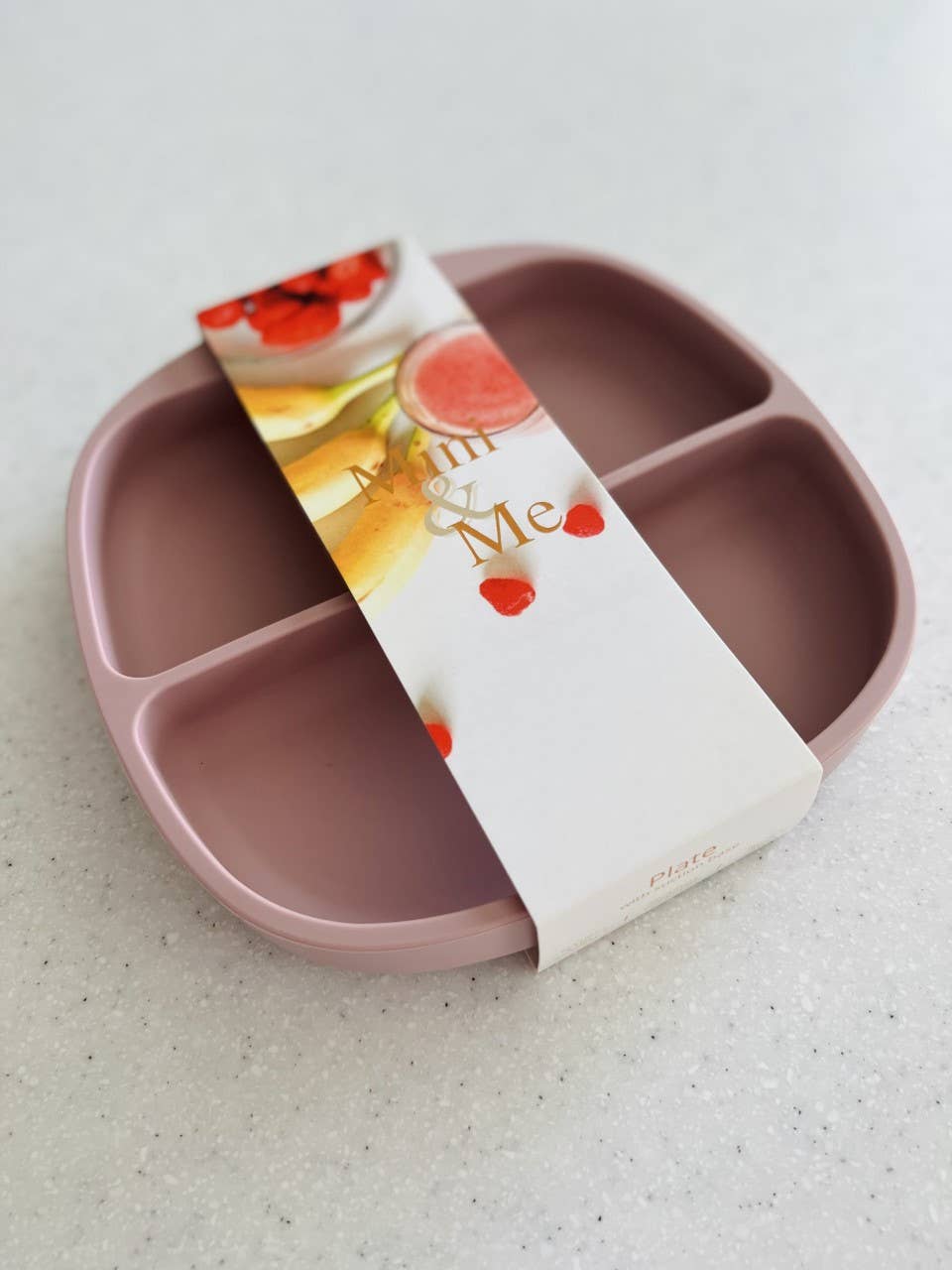 Mini & Me Divider Plate Cherry