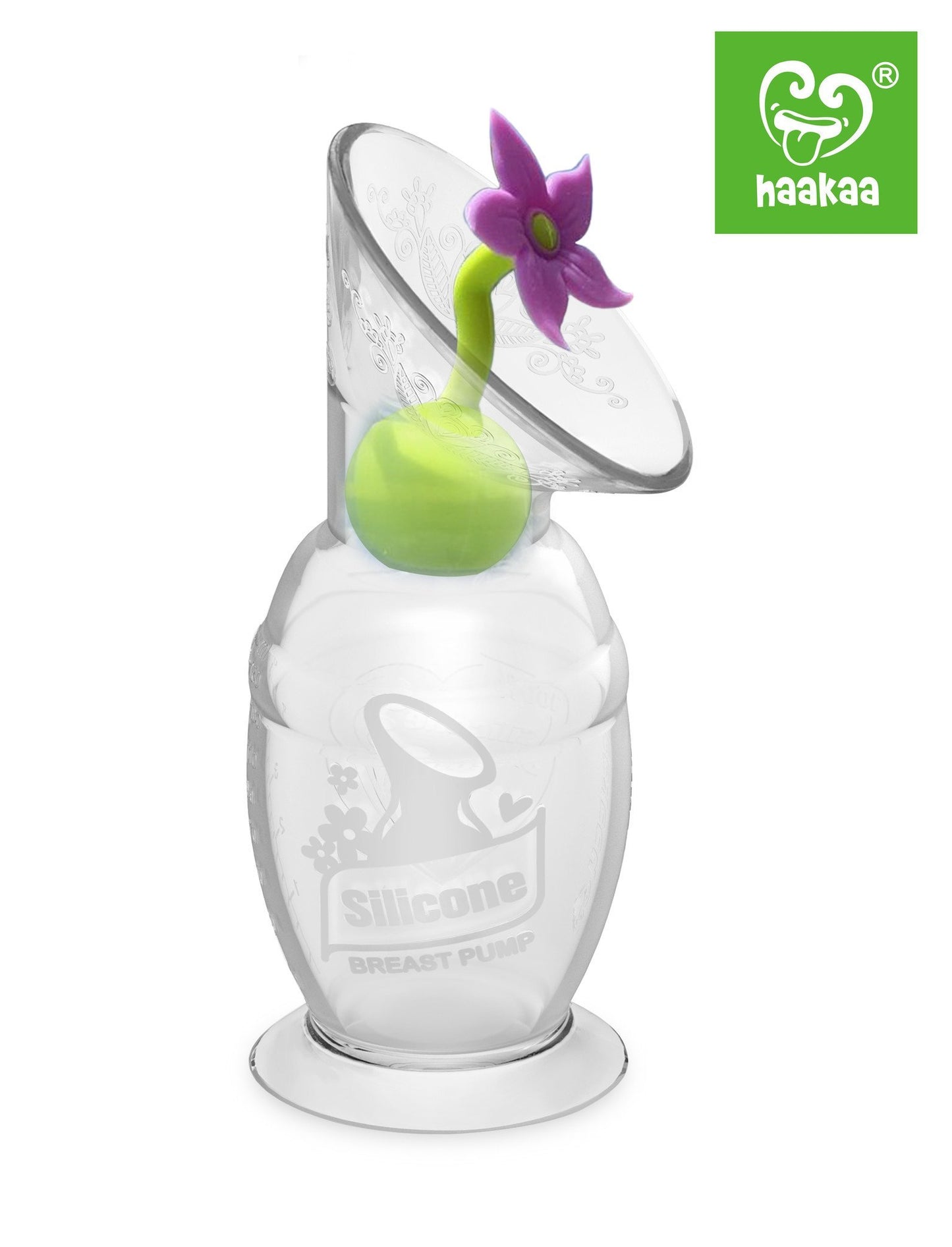 Haakaa - Silicone Breast Pump Flower Stopper - Purple