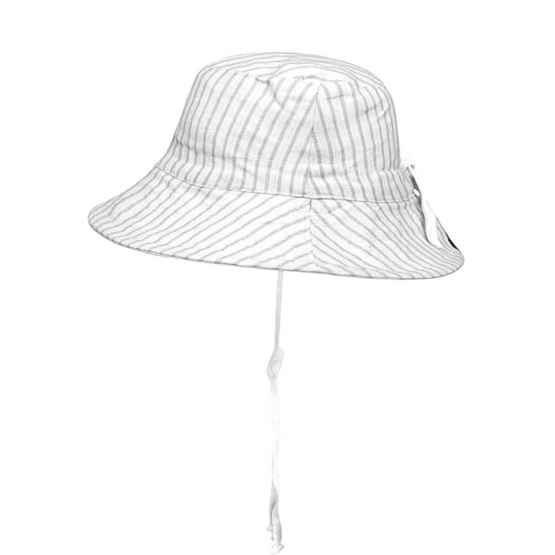 Bedhead Hats - Reversible Linen - Finley/Blanc