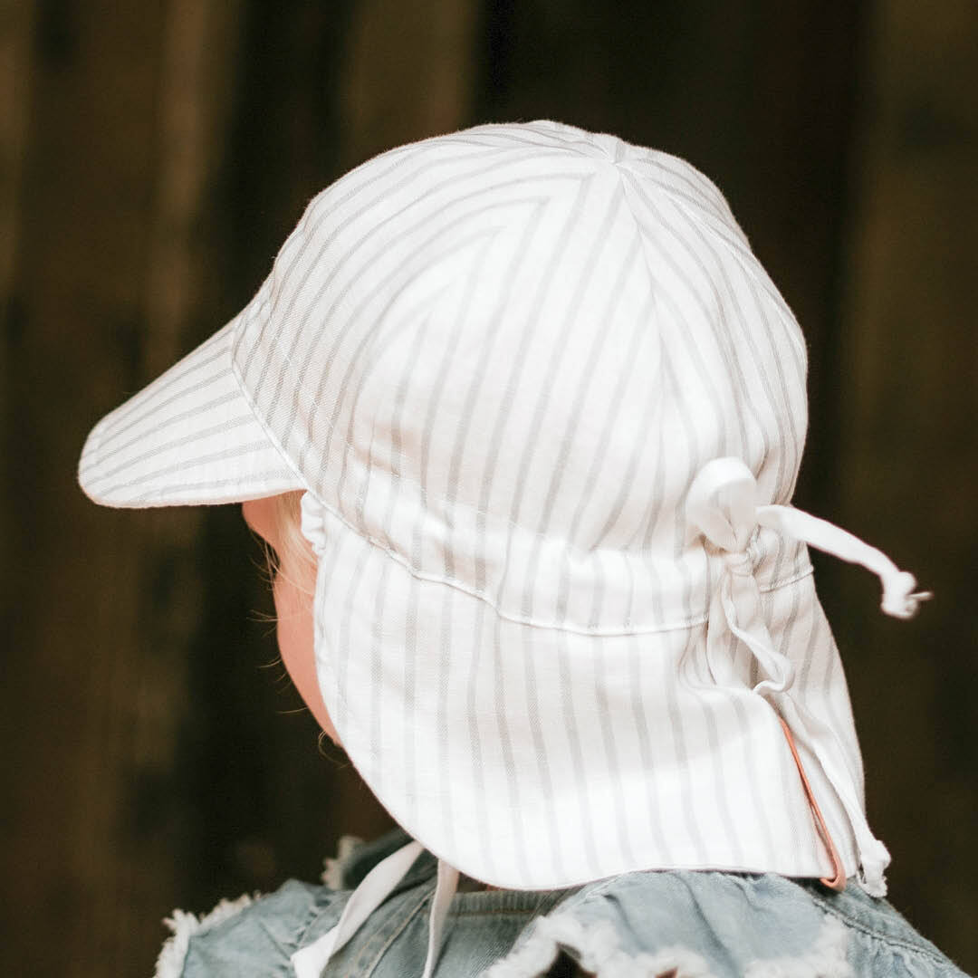 Bedhead Hats - Reversible Linen - Finley/Blanc