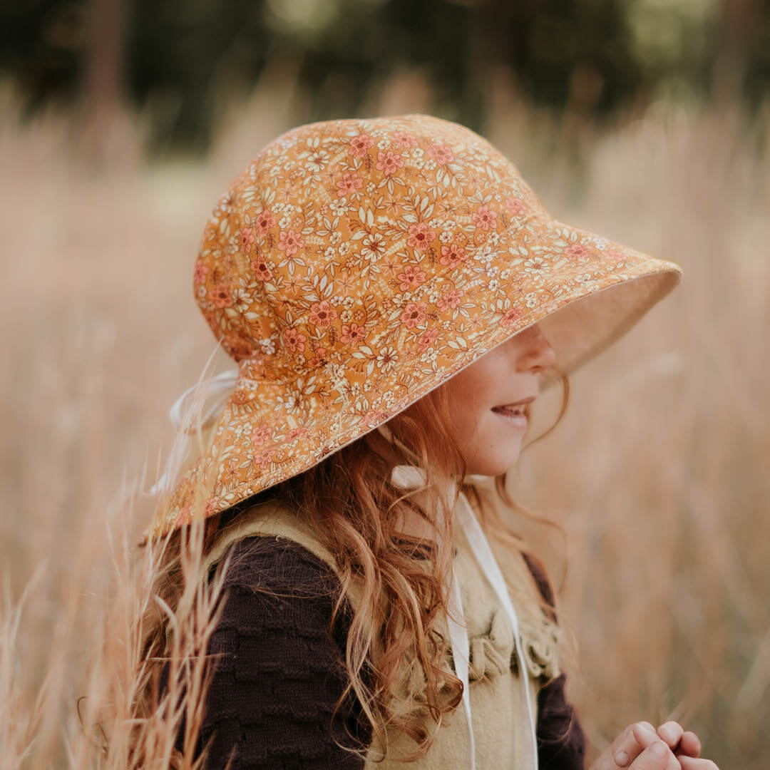 Bedhead Hats - Reversible Linen - Alice/Flax
