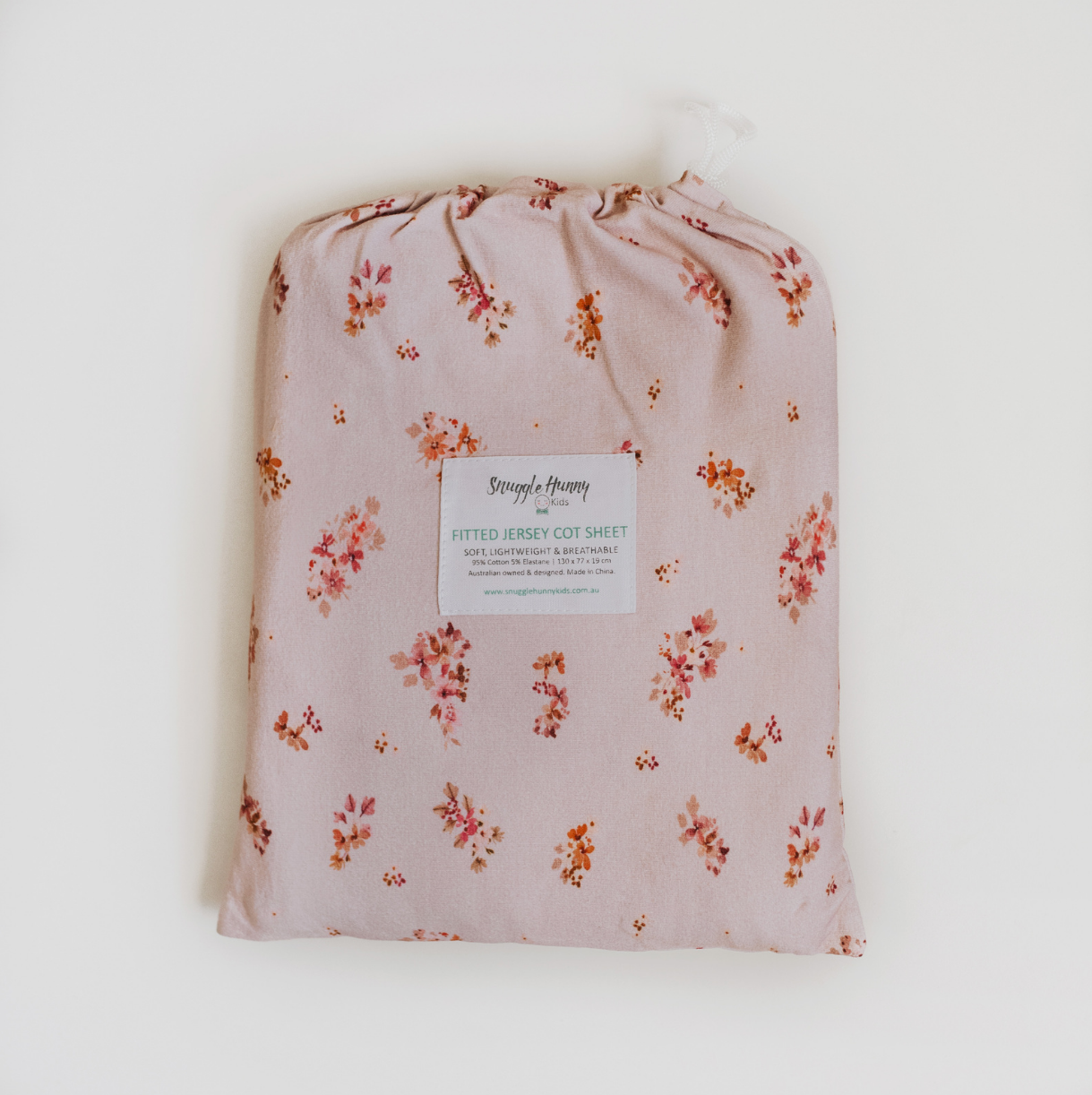 Snuggle Hunny Kids ~ Fitted Cot Sheet - Esther