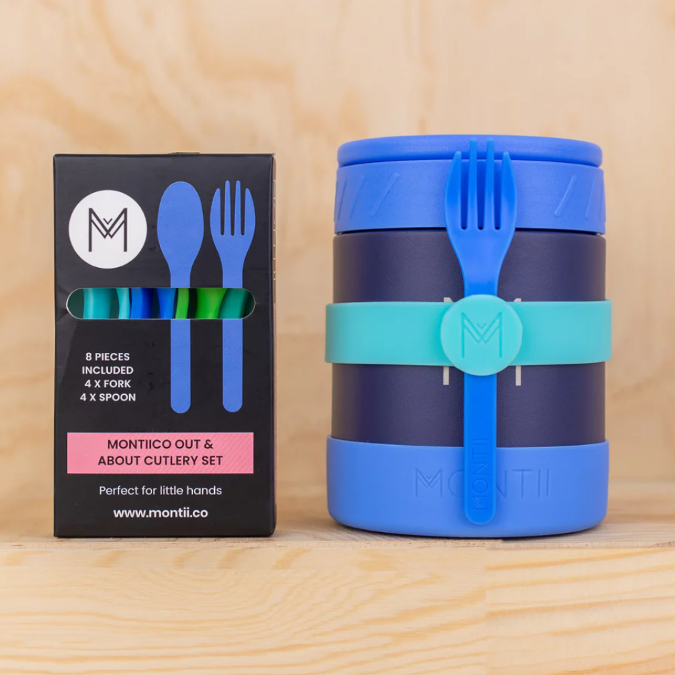 MontiiCo - Out & About Cutlery Set